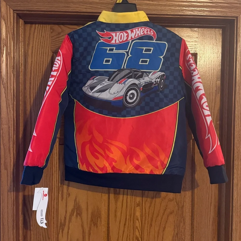 Hot Wheels Kids Racing Jacket - Red and Blue - Picture 3 of 4